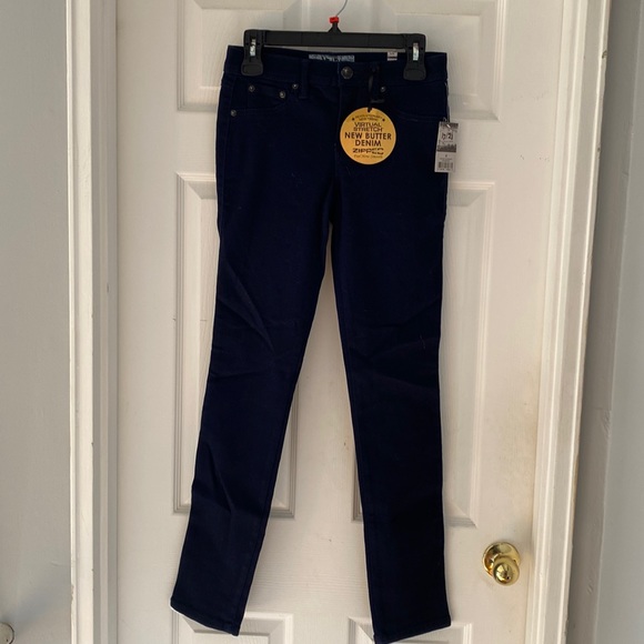 New stretch butter denim zipped pants-smoke free home - Picture 1 of 3